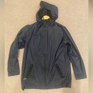 RAINS navy raincoat